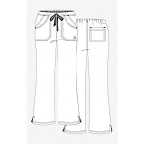 9102 Maevn Blossom - Multi Pocket Fashion Flare Pant - Sketch