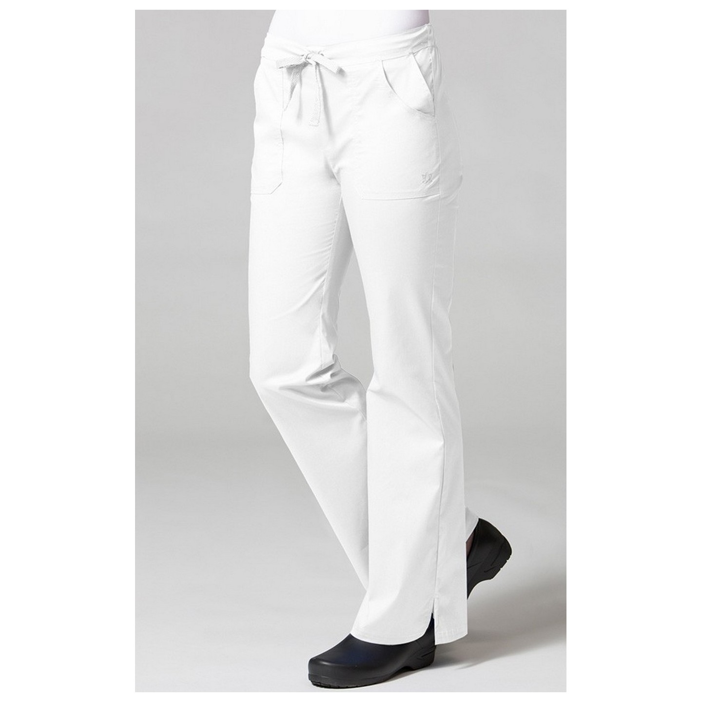 9102 Maevn Blossom - Mode multi Pocket Pantalon évasé - White/White