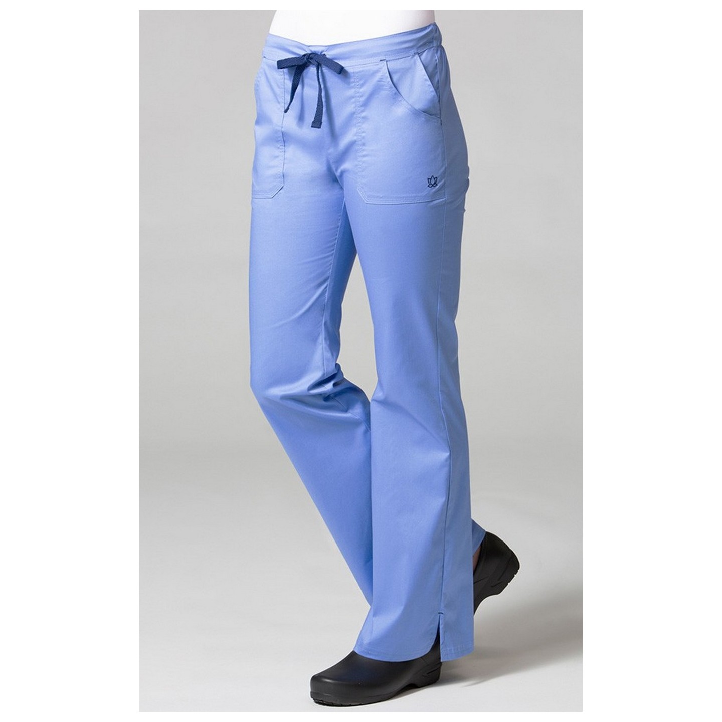 9102 Maevn Blossom - Mode multi Pocket Pantalon évasé - Ceil Blue/Navy
