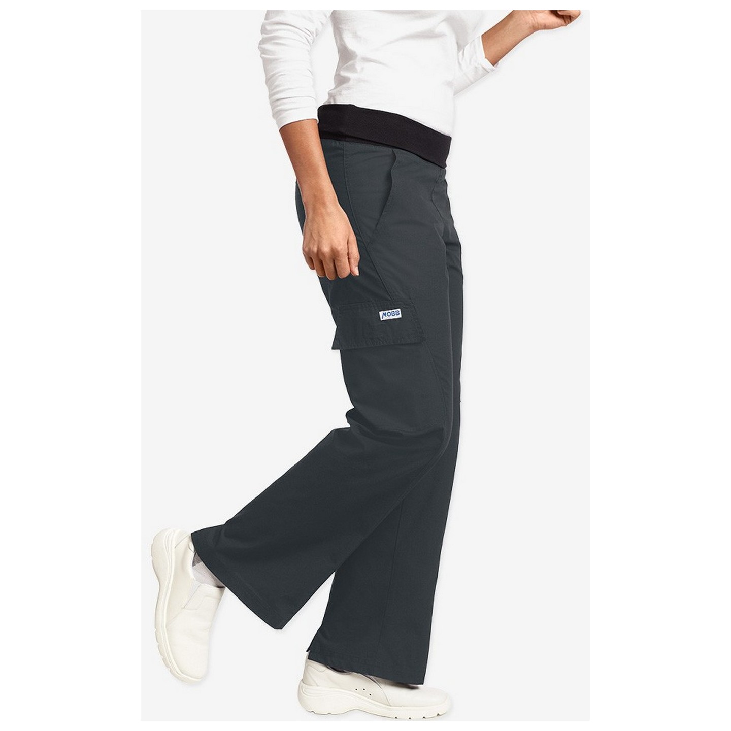 MOBB Flexi taille Scrub Pant - Charcoal