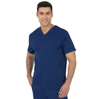 2591 Healing Hands Men's One Pocket V-Neck Mason Top