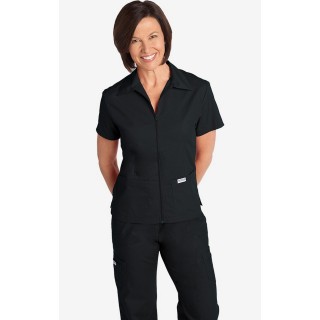 Haut avec fermeture à glissière  et col par MOBB - Black (BL)