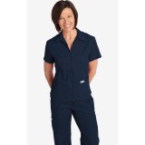 Haut avec fermeture à glissière  et col par MOBB - Navy (NN)