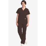 *VENTE FINALE BROWN 310/307 MOBB Scrub Set Top & Pant