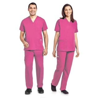 *VENTE FINALE BUBBLE GUM 310/307 MOBB Scrub Set Top & Pant