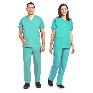 *FINAL SALE INDIGO 310/307 MOBB Scrub Set Top & Pant