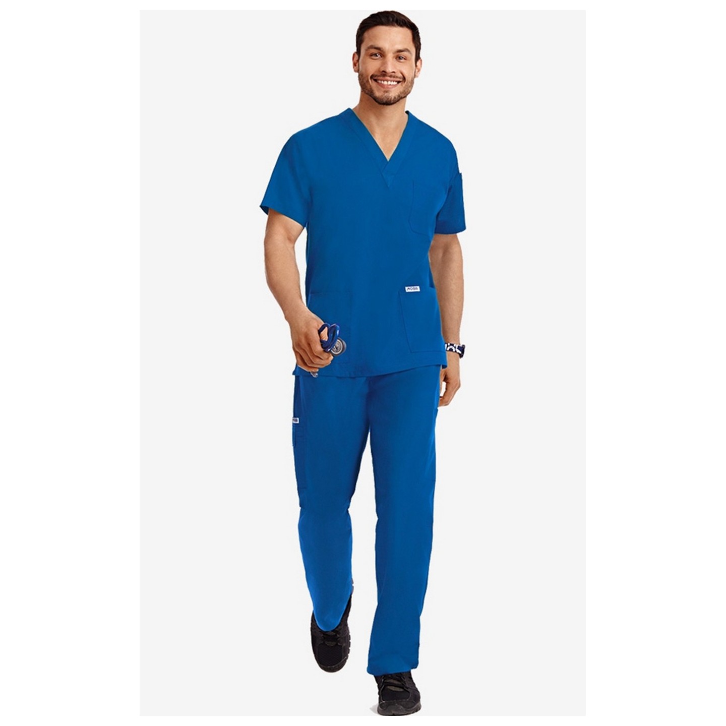 *VENTE FINALE NAVY 310/307-Petite MOBB Scrub Set Top & Pant