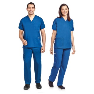 *FINAL SALE NAVY 310/307-Petite MOBB Scrub Set Top & Pant