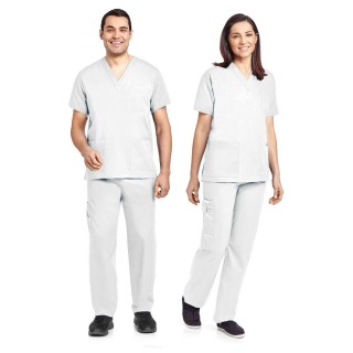 *VENTE FINALE ROYAL BLUE 310/307-Petite MOBB Scrub Set Top & Pant