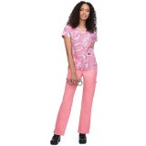 384PR koi Basics Leslie Haut Imprimé - Soft Pink All Over Marble
