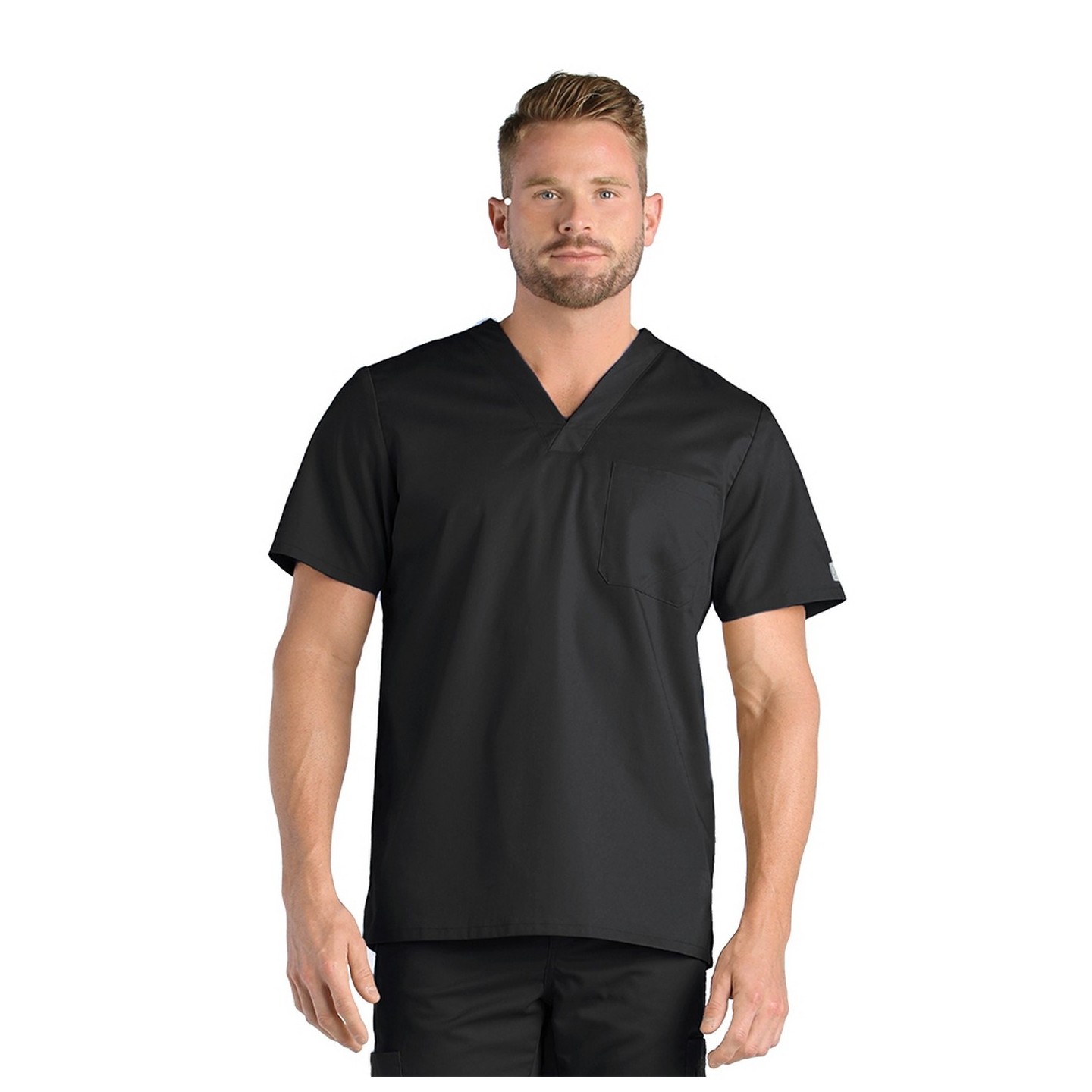 5208 [EON] Men's One Chest Pocket V-Neck Top