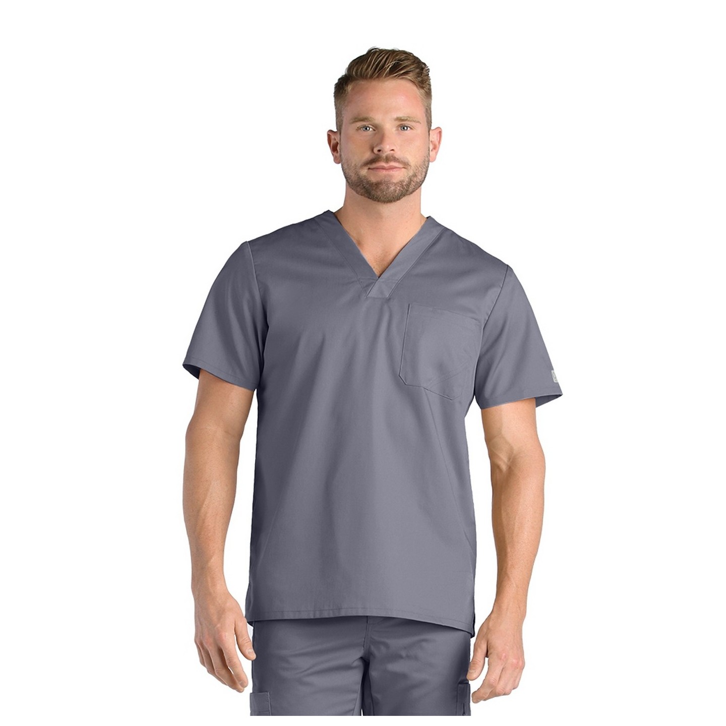 5208 [EON] Men's One Chest Pocket V-Neck Top
