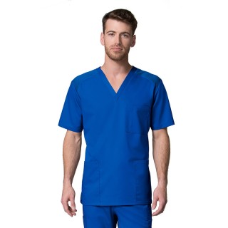 [EON] 5308 EON Active - Men's Mesh Panel 3-Pocket V-Neck Top