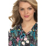 384PR koi Basics Leslie Haut Imprimé - Wisteria All Over Marble