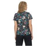 384PR koi Basics Leslie Haut Imprimé - Wisteria All Over Marble