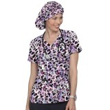 384PR koi Basics Leslie Haut Imprimé - Wisteria All Over Marble