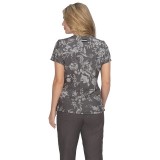 1029PR koi Next Gen Early Energy Top - Ikat Floral Rose