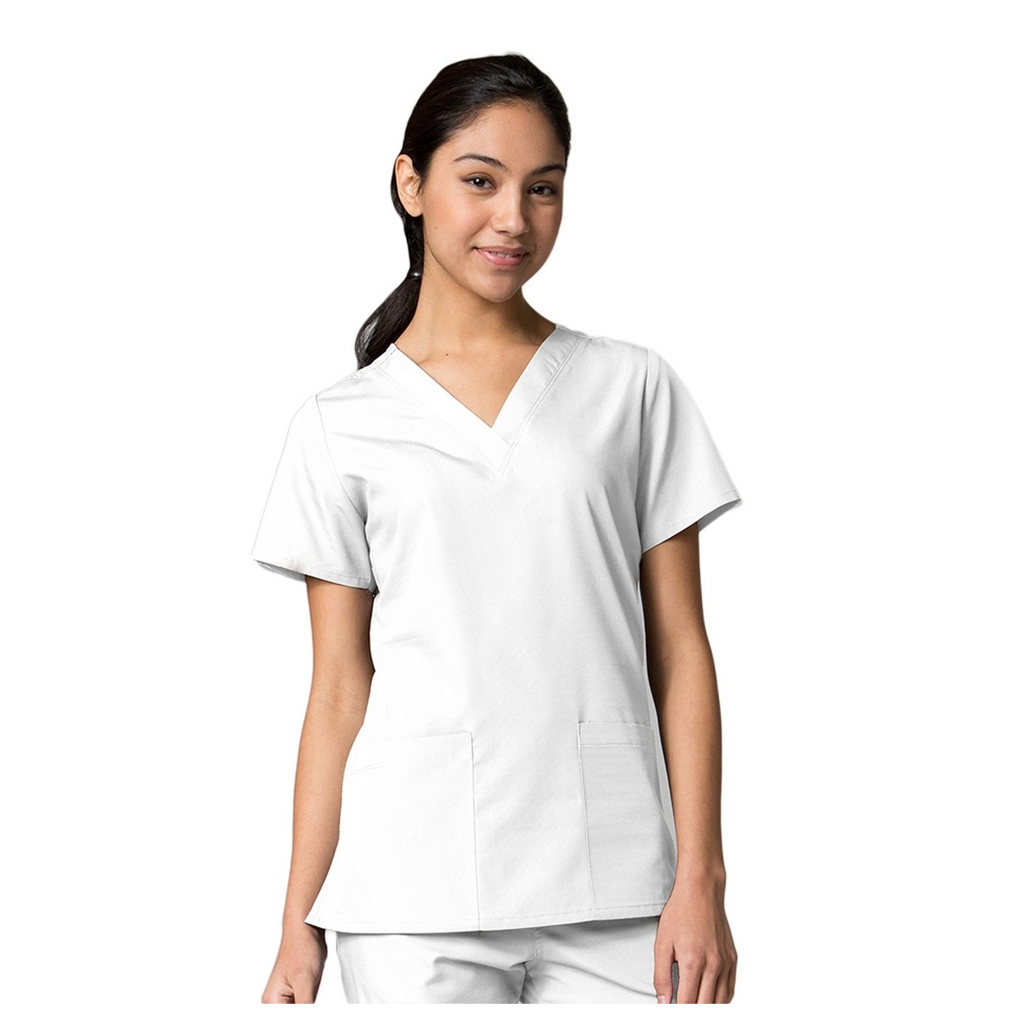 1716 RED PANDA - V-Neck Two Pocket Top