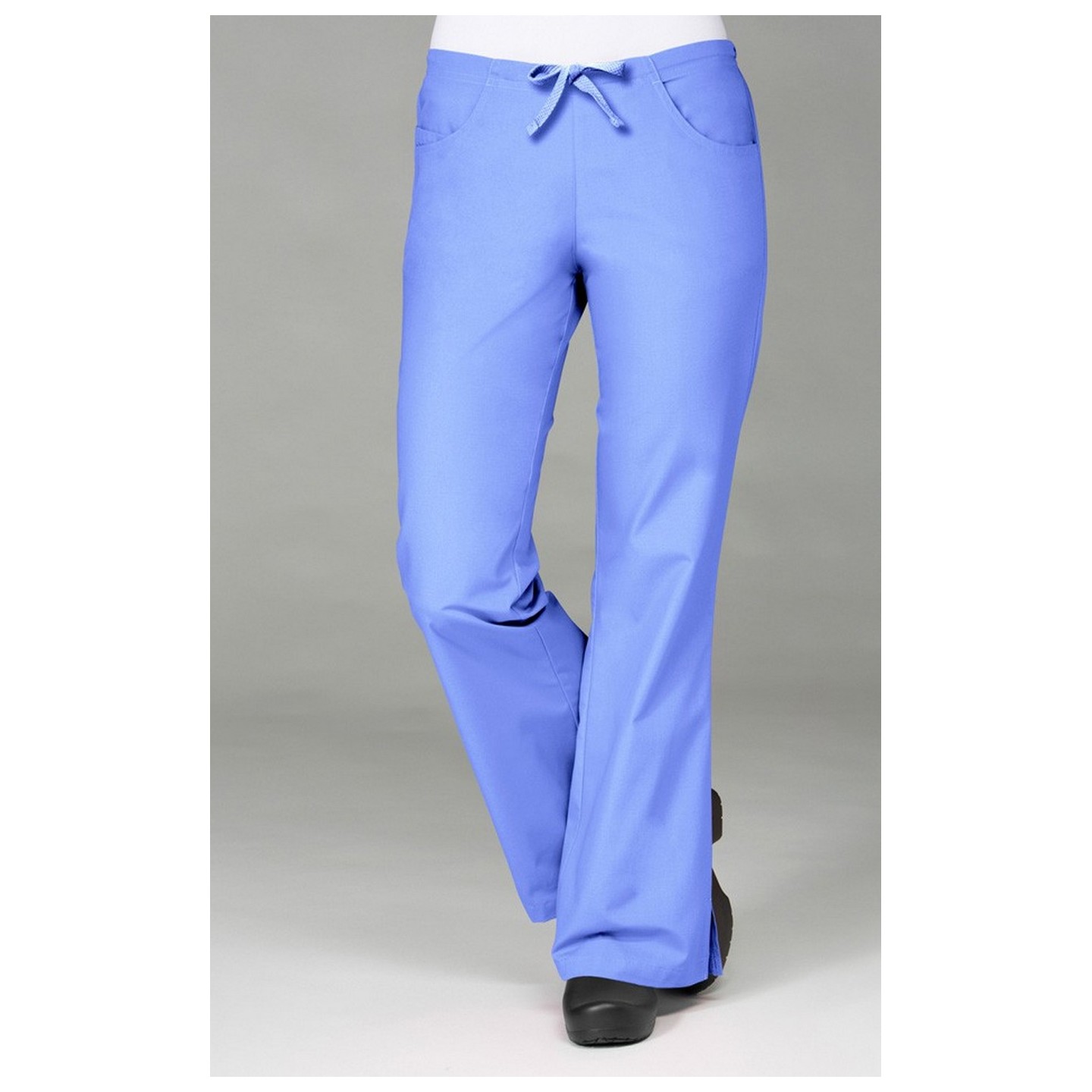 9026 Maevn CORE - Pantalon évasé avec cordon et demi élastique au dos - Ceil Blue