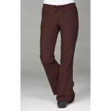 9026 Maevn CORE - Pantalon évasé avec cordon et demi élastique au dos - Chocolate