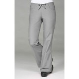 9026 Maevn CORE - Half Back Elastic & Drawstring Flare Pant - Pewter