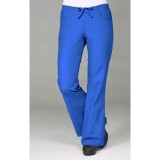 9026 Maevn CORE - Half Back Elastic & Drawstring Flare Pant - Royal Blue