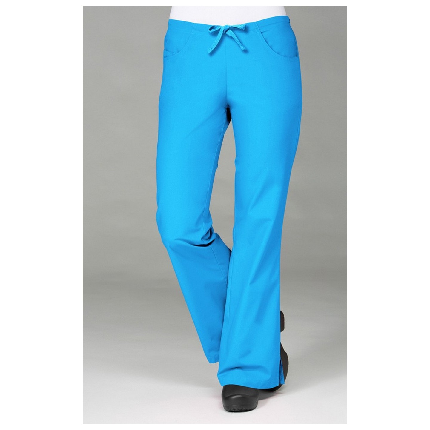 9026 Maevn CORE - Pantalon évasé avec cordon et demi élastique au dos - Malibu Blue