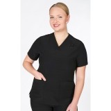 T8010 The DeeDee - Ridiculously Soft Mentality by MOBB - V-neck Top With Three Pockets