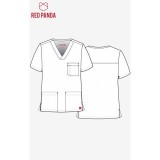 5206 - Red Panda - Men’s 3-Pocket V-Neck Top