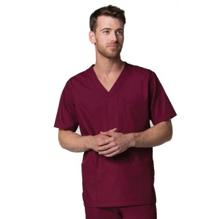 5206 - Red Panda - Haut à encolure en V à 3 pochettes pour homme