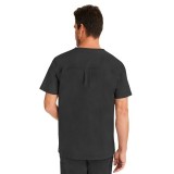 2223 Healing Hands Scrubs Blue Label Haut à col en V pour hommes 