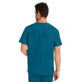 2223 Healing Hands Scrubs Blue Label Haut à col en V pour hommes 