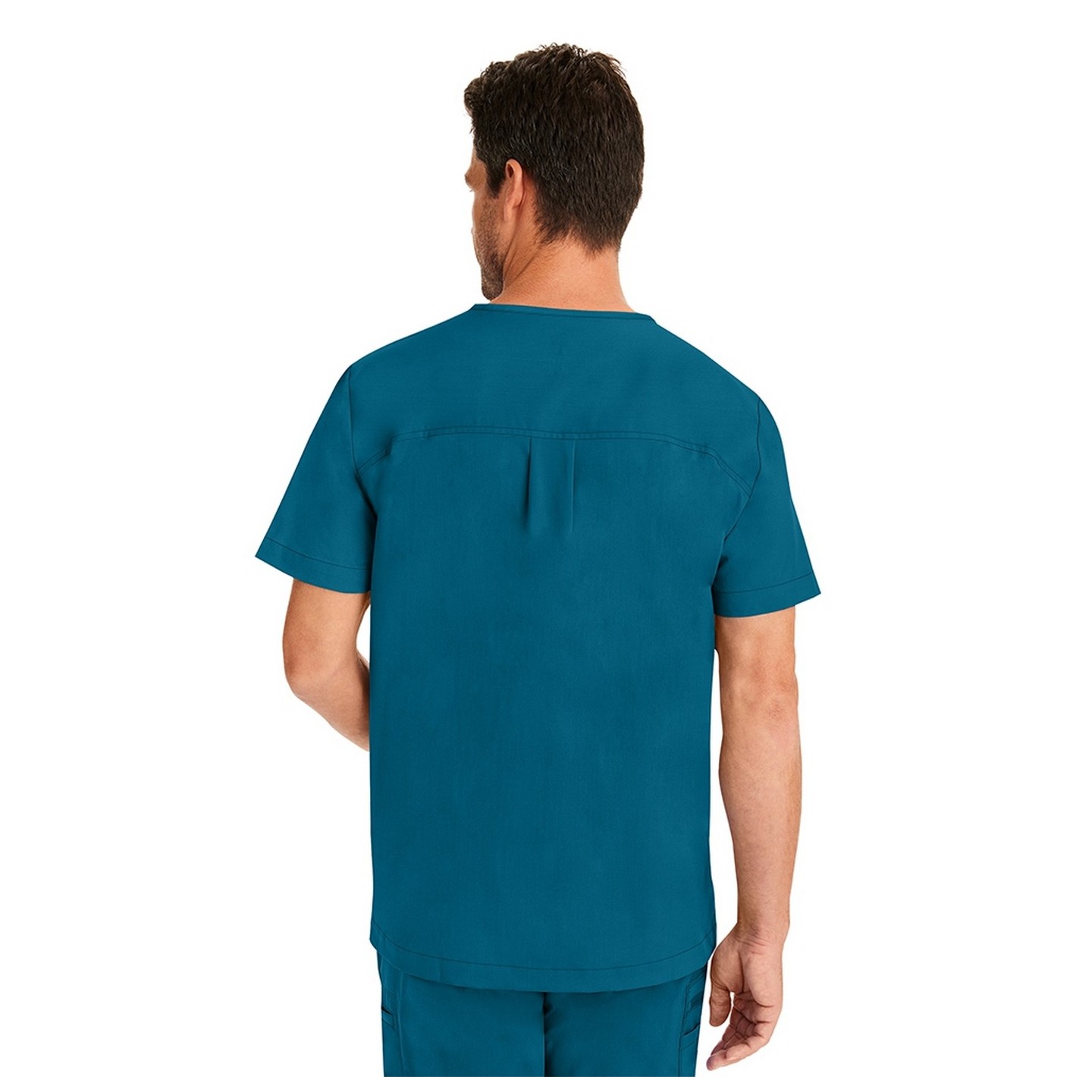 2223 Healing Hands Scrubs Blue Label Haut à col en V pour hommes 