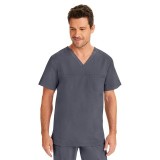 2223 Healing Hands Scrubs Blue Label Haut à col en V pour hommes 