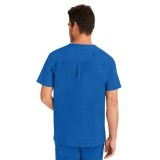 2223 Healing Hands Scrubs Blue Label Haut à col en V pour hommes 