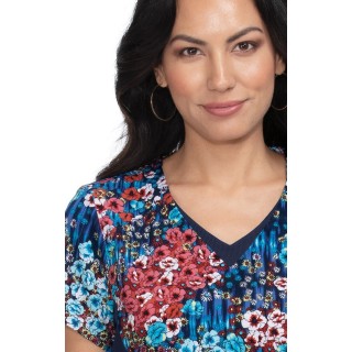 1057PR koi Lite Nadi Print Top - Daisy 