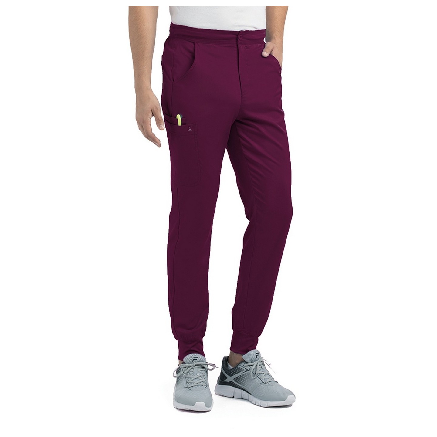 8501 Matrix Pantalon de jogging à taille mi-élastique pour homme