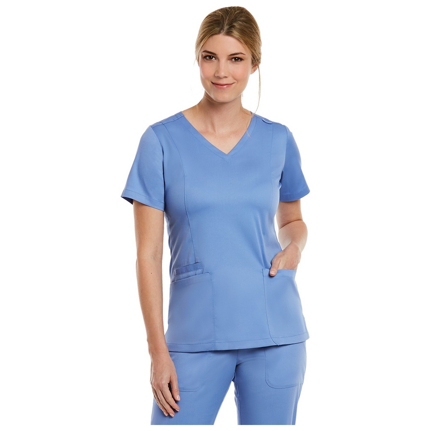 3501 Matrix Both Side V-Neck Top - Maevn