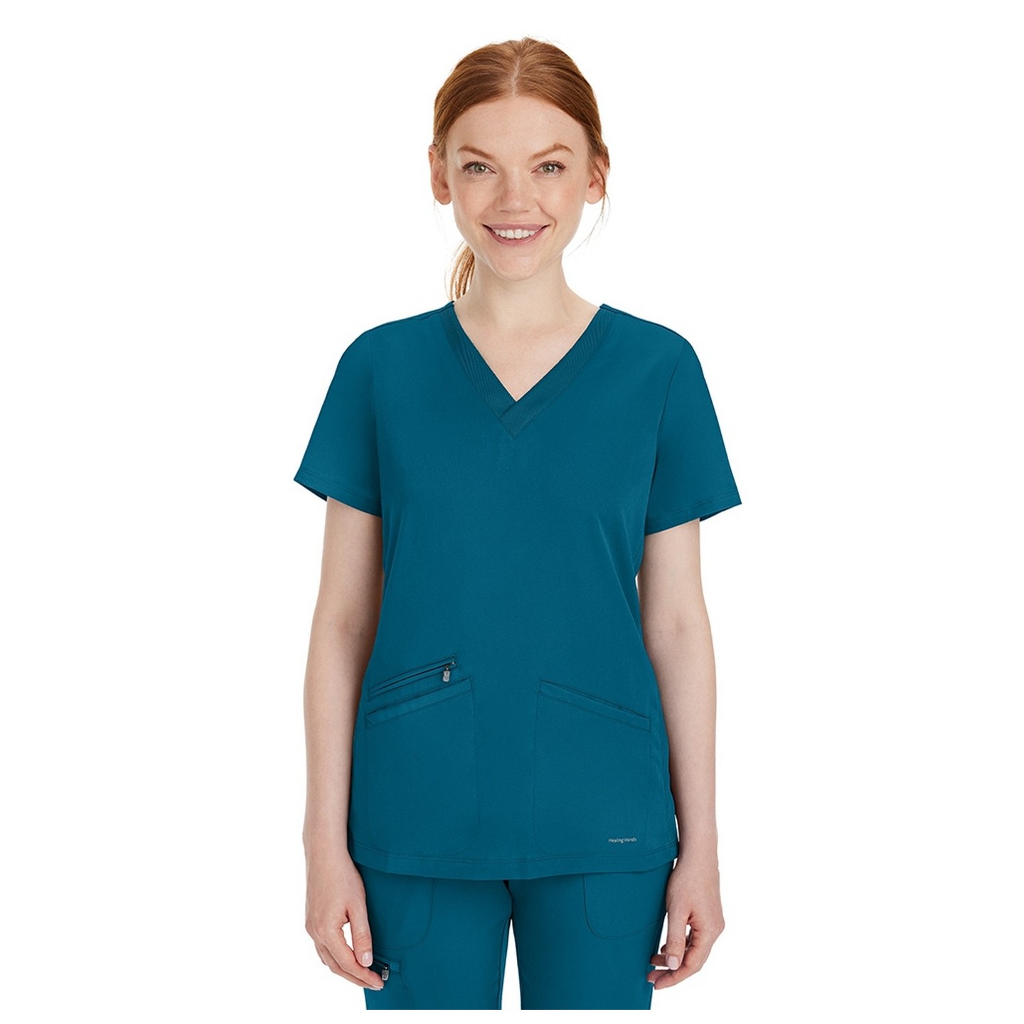 2530 Healing Hands Works Mariah Flexible V-Neck Top