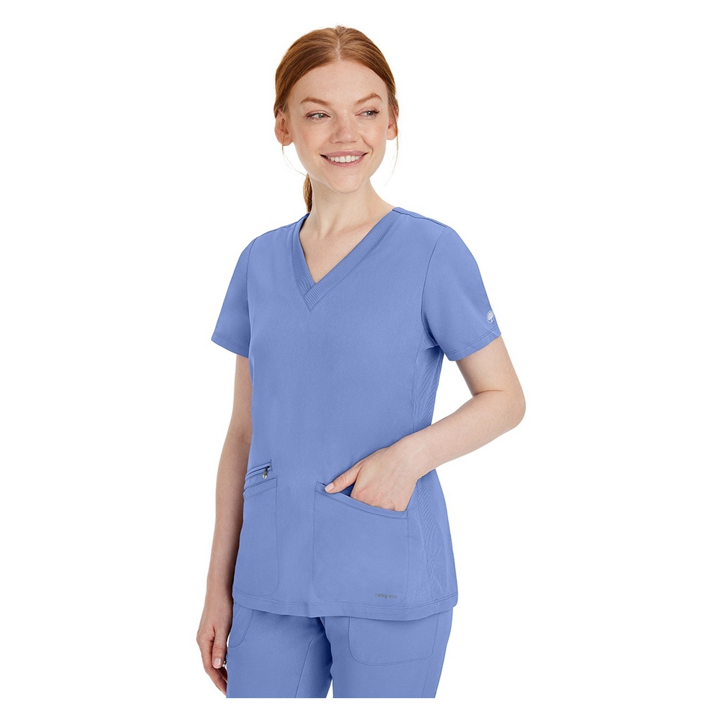 2530 Healing Hands Works Mariah Flexible V-Neck Top