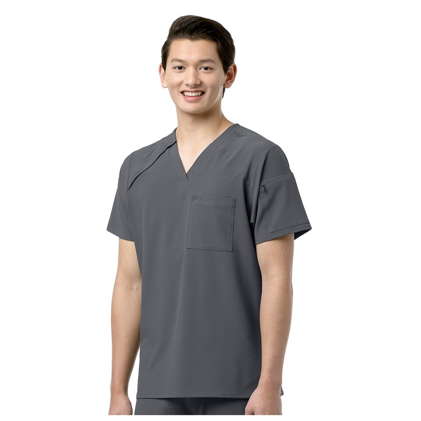 6034 WonderWink Renew Haut EZ Zip pour Homme