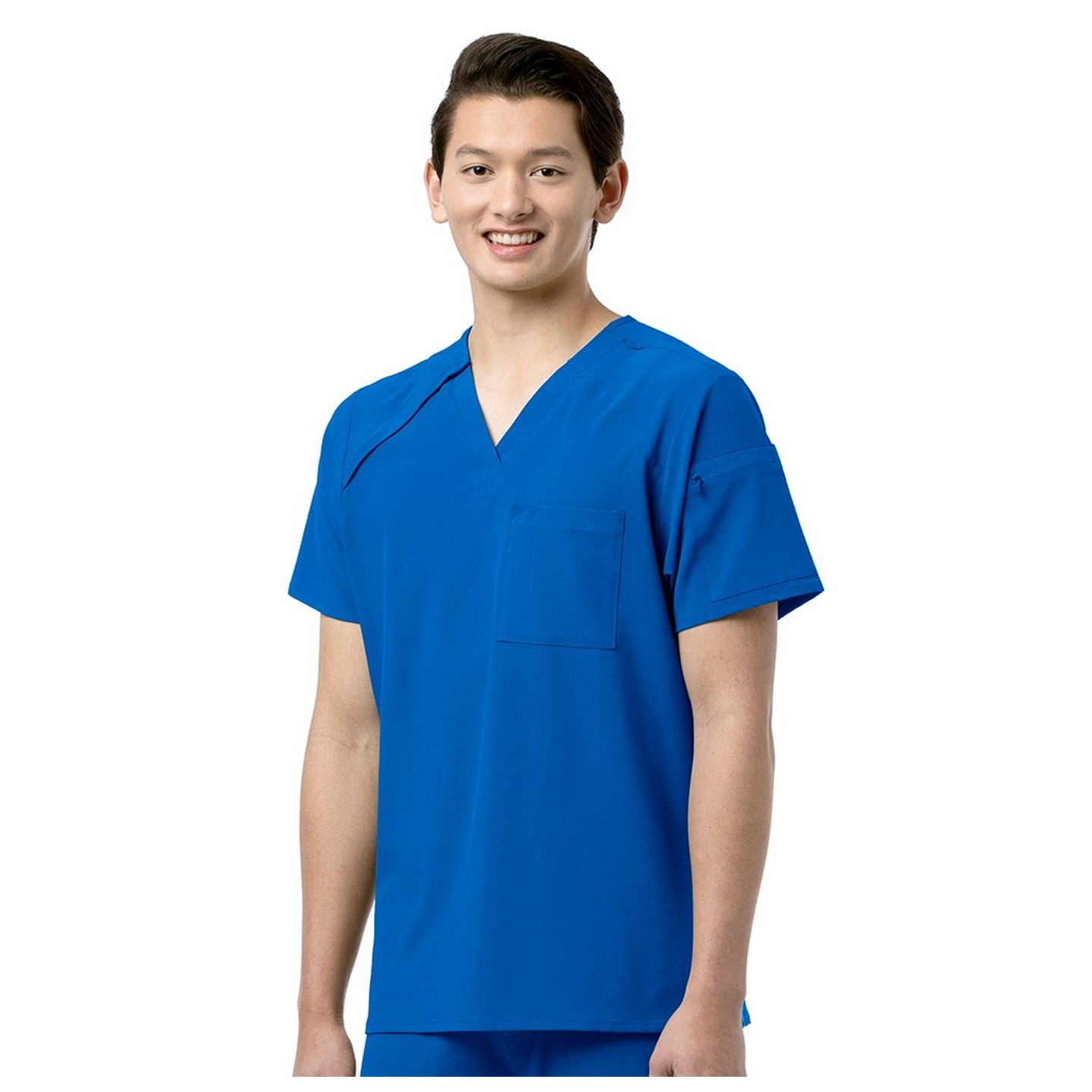 6034 WonderWink Renew Men’s EZ Zip Top