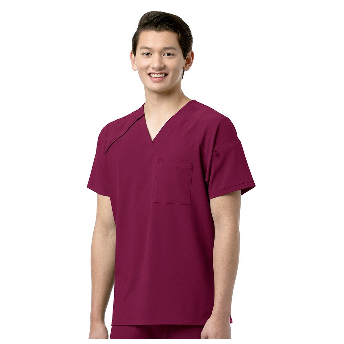 6034 WonderWink Renew Men’s EZ Zip Top