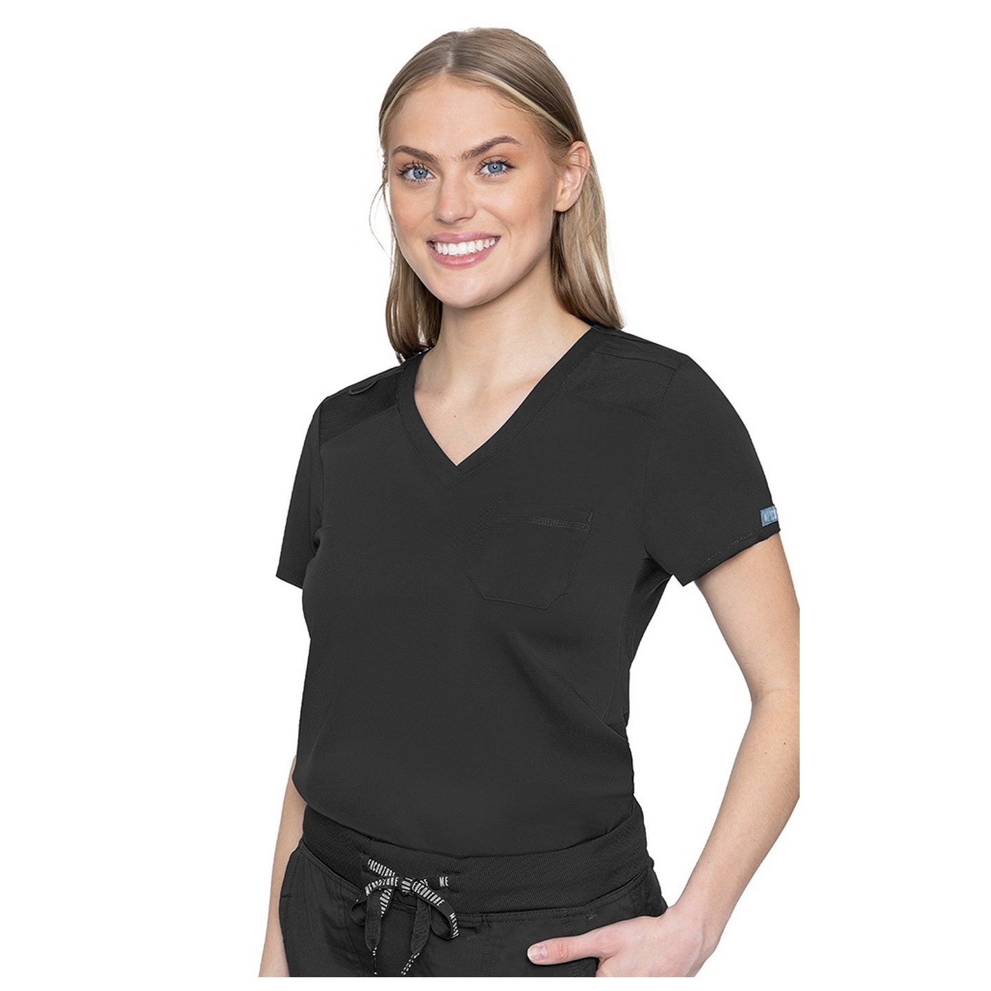 7448 Med Couture Touch Chest Pocket Top