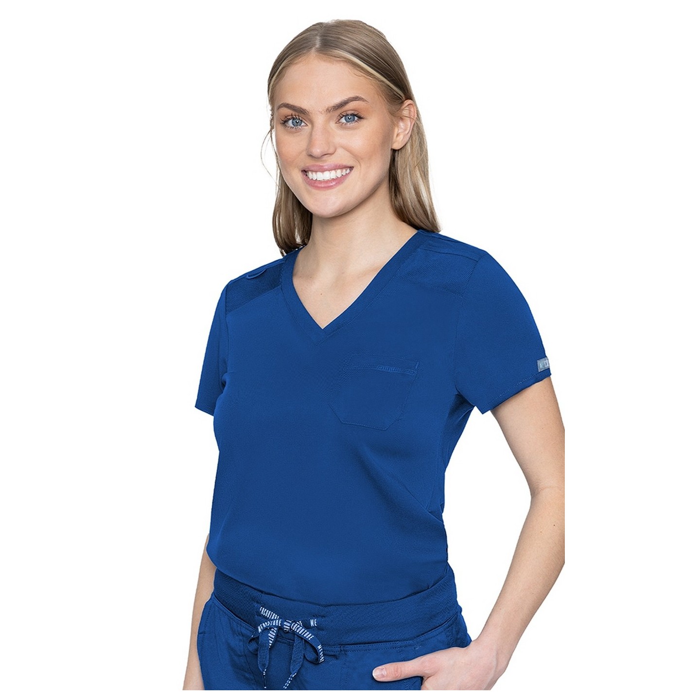 7448 Med Couture Touch Chest Pocket Top