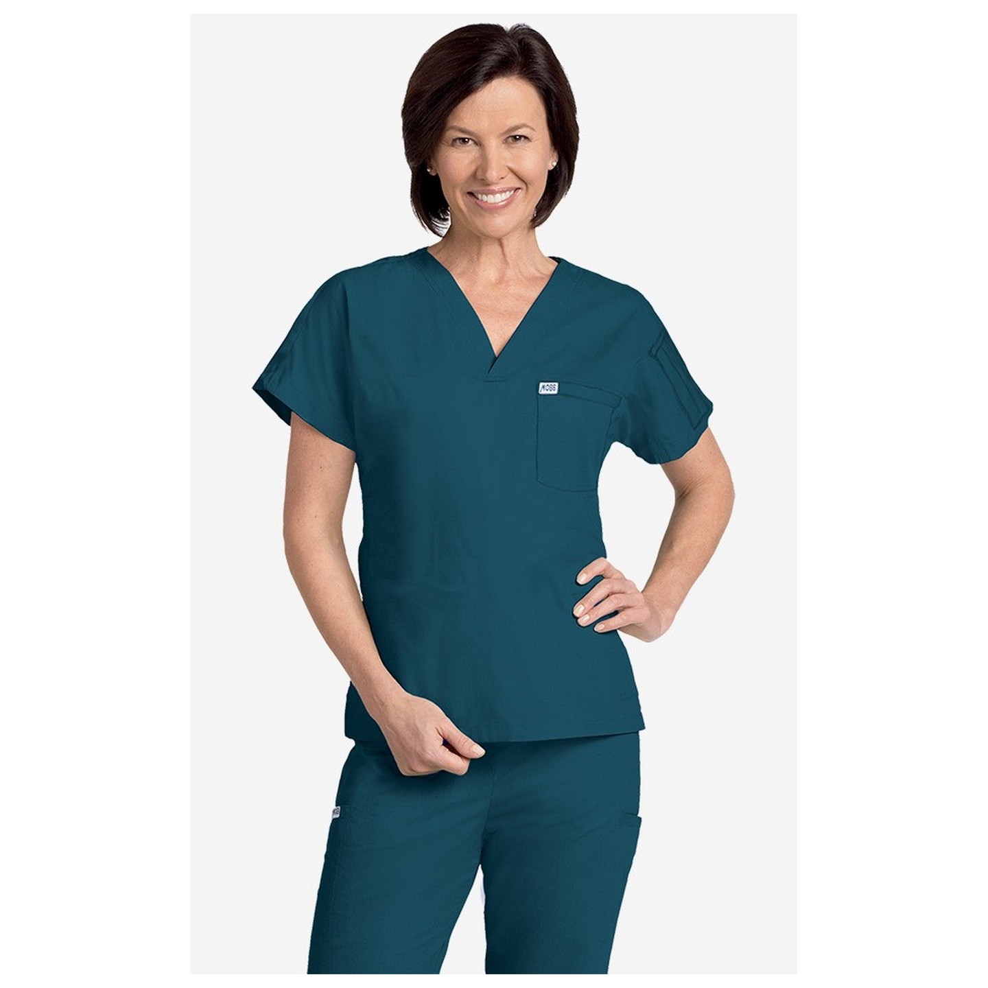 MOBB unisexe à encolure en V Scrub Top (La vue de femmes) - Caribbean (CA)