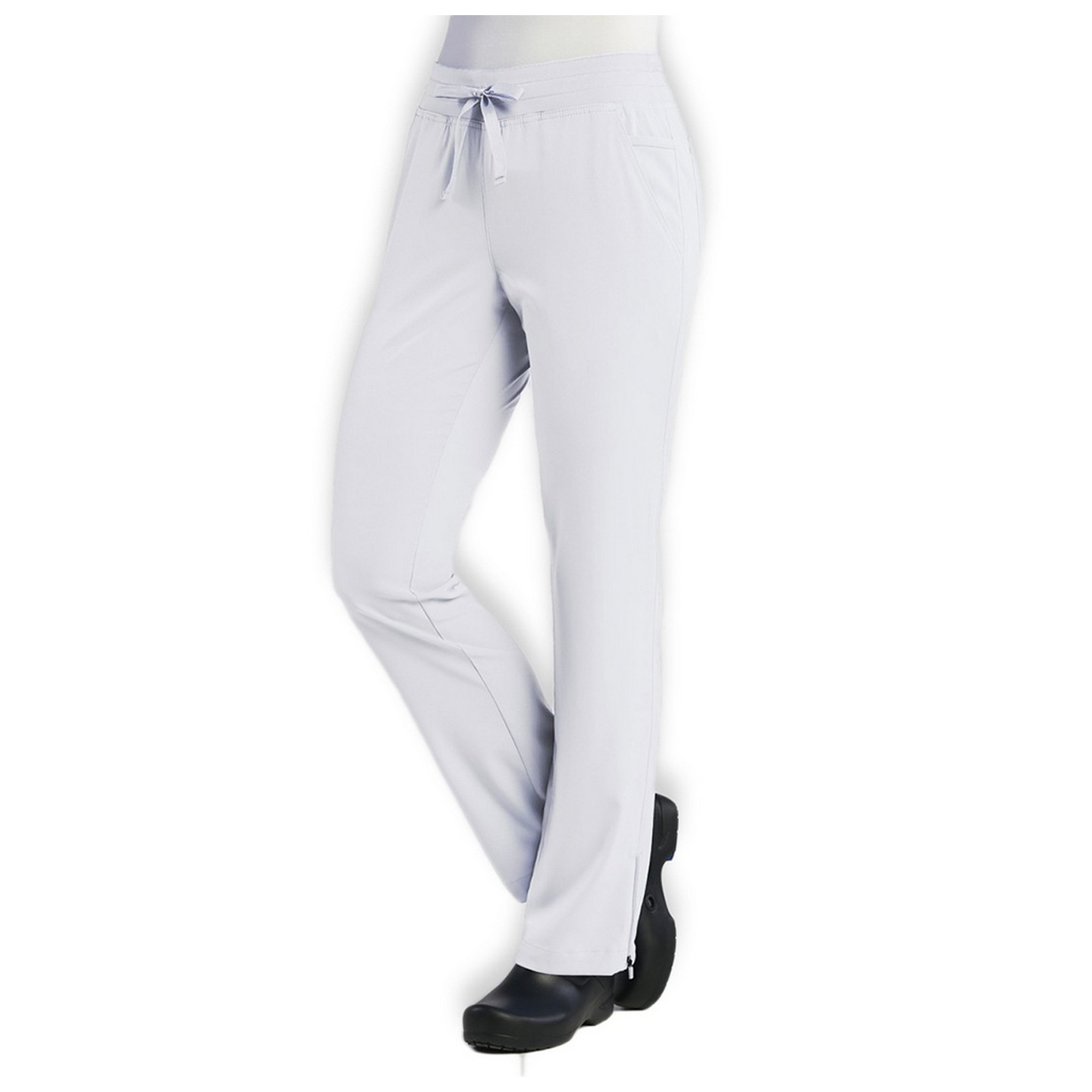 7902 Pure Soft  - Pantalon ajustable à franges cargo pour femme par Maevn
