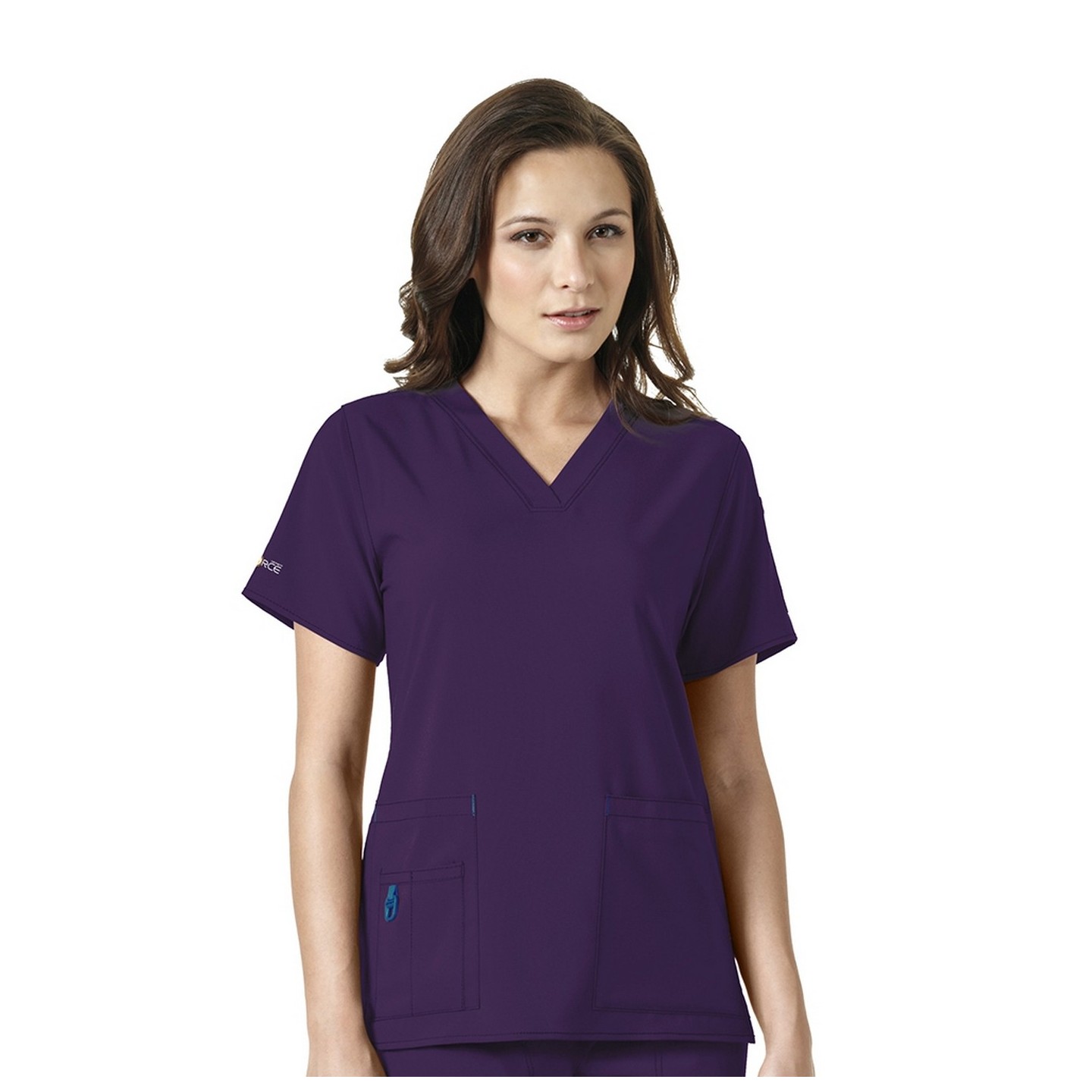 C12110 Carhartt CROSS-FLEX Scrubs - V-Neck Tech Top