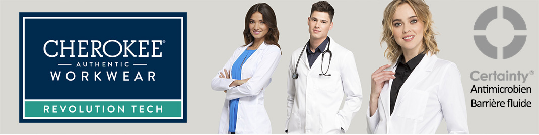 Sarraus médicaux RÉVOLUTION TECH CHEROKEE Canada