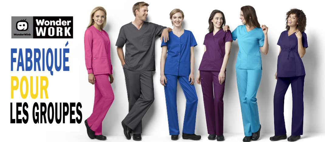 WonderWink WonderWORK Uniformes pour les groupes